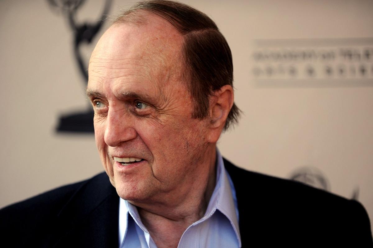 A picture of Bob Newhart smiling in a suit while attending the Academy of Television