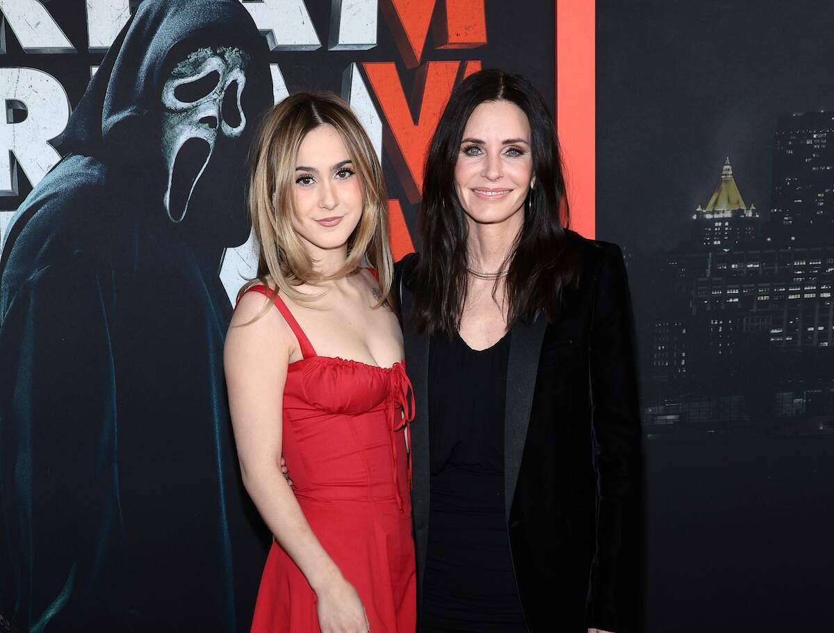 Courteney Cox with her daughter Coco Arquette at the world premiere of Paramount